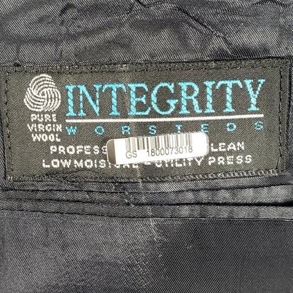 Hart Schaffner Marx Mens 44R Gray Plaid 100% Wool Sport Coat Blazer Dillard's - Picture 4 of 10